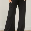 Wanderlust By Abby NEW Slit Bottom Comfy Pants