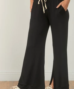 Wanderlust By Abby NEW Slit Bottom Comfy Pants