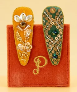 Wanderlust By Abby Jeweled Hair Clips NEW 7 Wanderlust By Abby Jeweled Hair Clips NEW