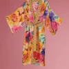 Wanderlust By Abby Floral Frenzy Kimono Gown