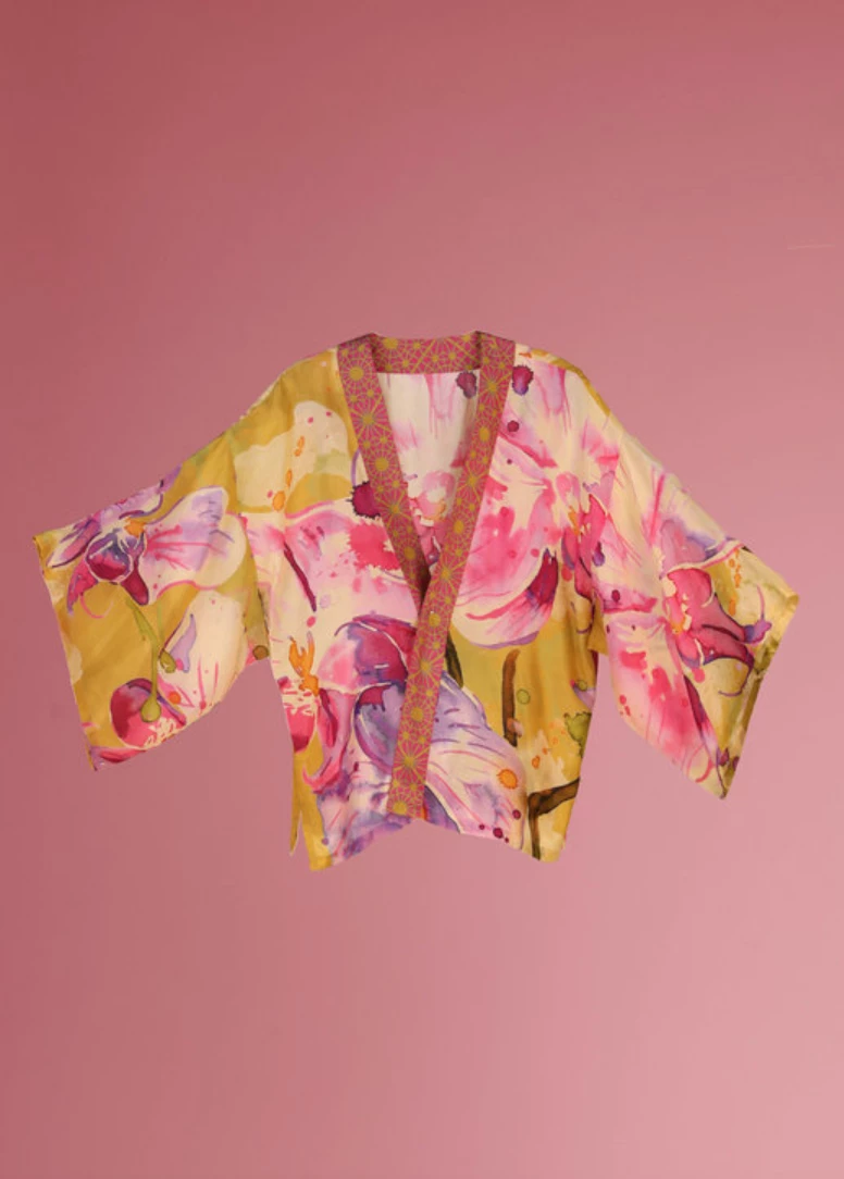 Wanderlust By Abby Orchid Kimono Jacket NEW 3 Wanderlust By Abby Orchid Kimono Jacket NEW