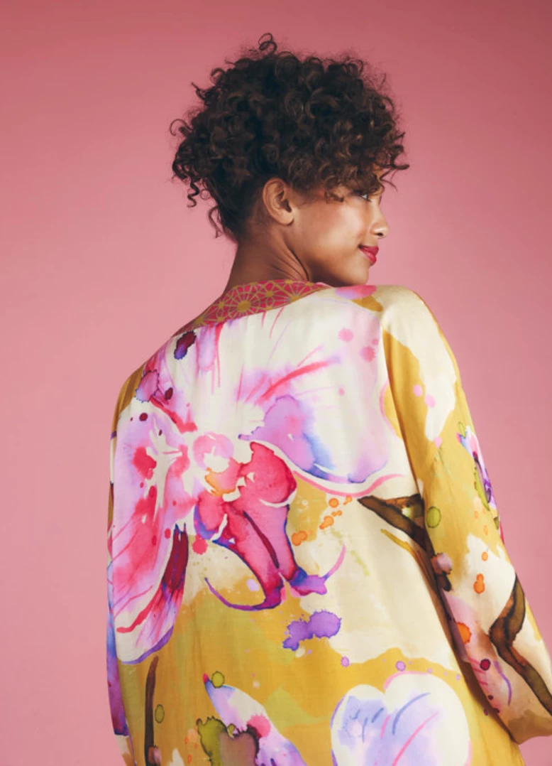 Wanderlust By Abby Orchid Kimono Jacket NEW 5 Wanderlust By Abby Orchid Kimono Jacket NEW