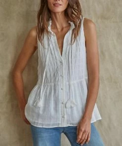 Wanderlust By Abby Gauze Sleeveless Top