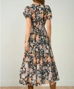 Wanderlust By Abby Botanical Maxi Dress NEW