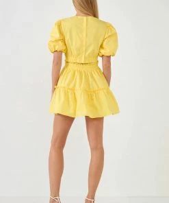 Wanderlust By Abby Poplin Cut-Out Mini Dress NEW