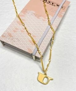 Wanderlust By Abby Letter Necklace NEW