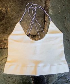 Wanderlust By Abby Seamless Ribbed Elastic Spaghetti Brami