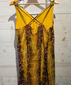 Wanderlust By Abby Snake Sleeveless Swing Dress