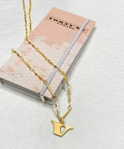 Wanderlust By Abby Letter Necklace NEW