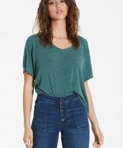 Wanderlust By Abby Taylor Relaxed V-neck