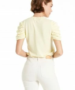 Wanderlust By Abby Nahla Puff Sleeve Sweater NEW