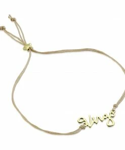 Lucky Feather Zodiac Cord Bracelet NEW