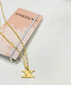 Wanderlust By Abby Letter Necklace NEW