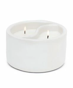 Wanderlust By Abby NEW Yin-Yang 11 Oz. Candle - Black Salt + Teakwood