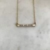 Mimosa Handcrafted Mimosa You Are Loved Necklace JEWELRY 2 Mimosa Handcrafted Mimosa You Are Loved Necklace JEWELRY
