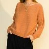 Wanderlust By Abby NEW Relaxed Balloon Sleeve Sweater