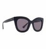 Diff Eyewear NOEMI - BLACK AND GREY LENS POLARIZED Sunglasses