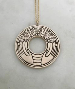 Mimosa Handcrafted Mimosa Aaronic Blessing Necklace