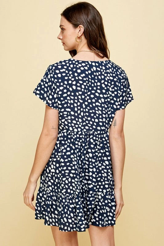 Wanderlust By Abby Animal Babydoll Mini Dress 4 Wanderlust By Abby Animal Babydoll Mini Dress