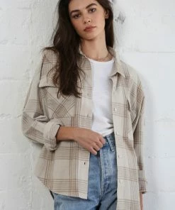 Wanderlust By Abby Checkmate Button Up Shirt NEW