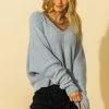 Wanderlust By Abby V Neck Chenille Sweater 1 Wanderlust By Abby V Neck Chenille Sweater