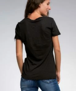 Wanderlust By Abby Basic V-Neck Top NEW