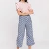 Wanderlust By Abby Dot Print Pleated Pants
