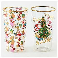 Wanderlust By Abby Retro Santa Glasses
