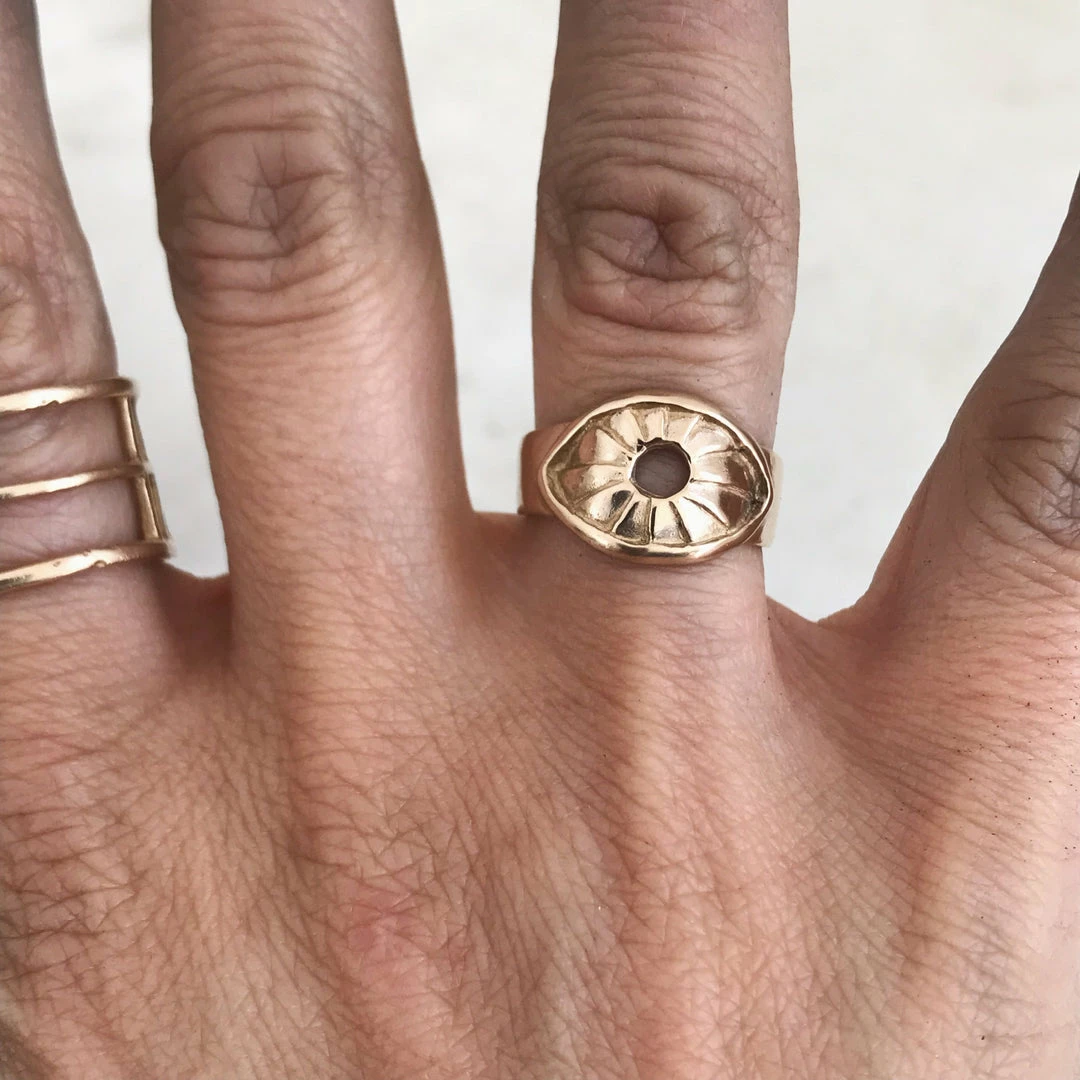 Mimosa Handcrafted JEWELRY Mimosa Eye Ring 5 Mimosa Handcrafted JEWELRY Mimosa Eye Ring