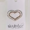 Wanderlust By Abby Heart Pin NEW