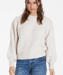 Wanderlust By Abby Violet Crew Neck Sweater NEW