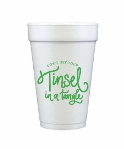 Wanderlust By Abby Don't Get Your Tinsel In A Tangle Cups NEW