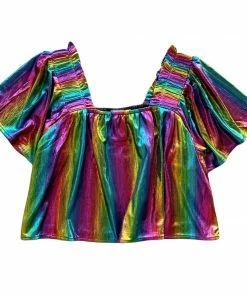 Queen Of Sparkles Rainbow Top SALE