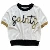 CLOTHING Queen Of Sparkles White Saints Tee