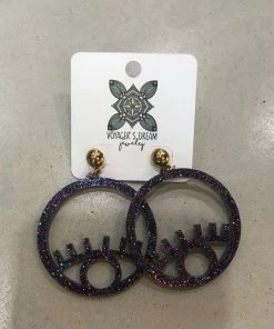 Wanderlust By Abby Evil Eye Earrings NEW