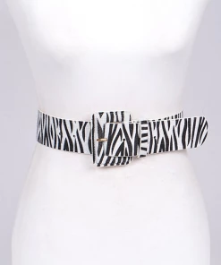 Wanderlust By Abby Zebra Wrap Belt NEW