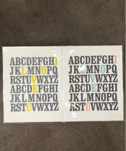 Wanderlust By Abby NEW Erica Prints Alphabet