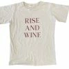 Wanderlust By Abby CLOTHING Rise And Wine Tee