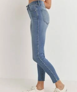 JBD Denim JBD Leopard Piping Skinny