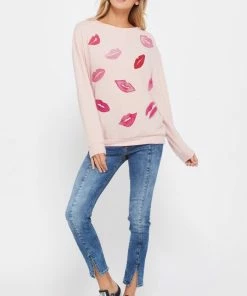 Wanderlust By Abby Lip Sweatshirt NEW