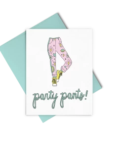 Wanderlust By Abby NEW Party Pants Card