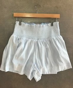 Wanderlust By Abby Flowy Smocked Waist Shorts