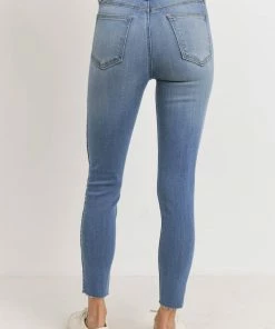 JBD Denim JBD Leopard Piping Skinny