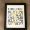 Wanderlust By Abby NEW Erica Prints Alphabet Framed