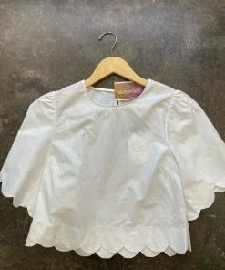 Wanderlust By Abby Scallop Edge Top SALE