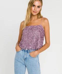 Wanderlust By Abby Fringed Cami Top