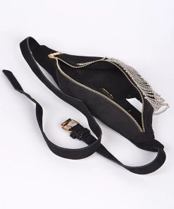 Wanderlust By Abby Fringed Rhinestone Fanny Pack NEW