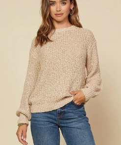 Wanderlust By Abby SALE Round Neck Sweater Top