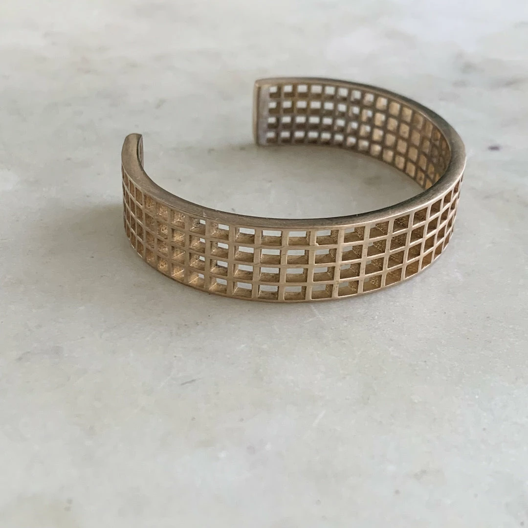 Mimosa Handcrafted NEW Mimosa Grid Bracelet- 4 Row 4 Mimosa Handcrafted NEW Mimosa Grid Bracelet- 4 Row