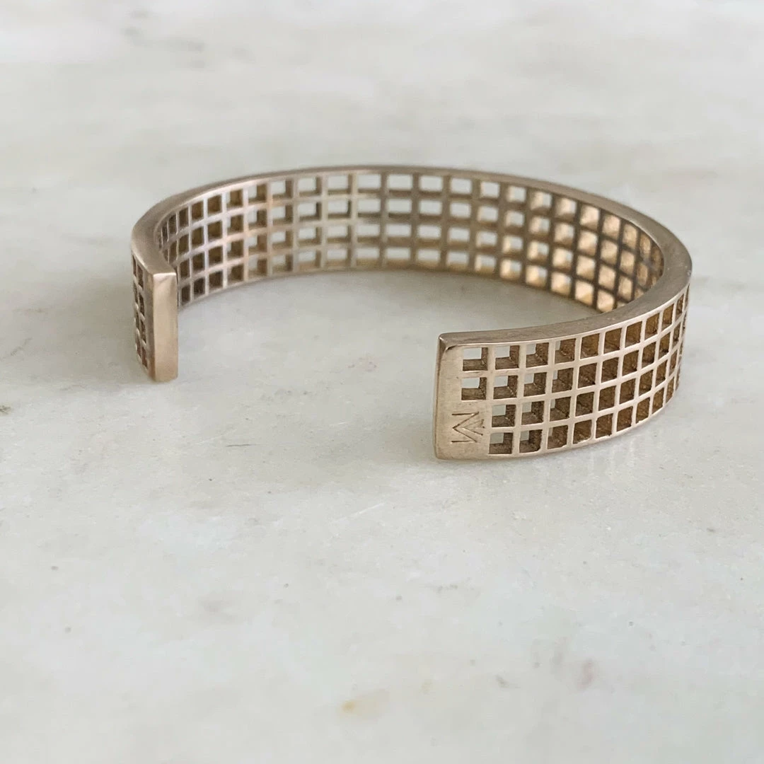 Mimosa Handcrafted NEW Mimosa Grid Bracelet- 4 Row 5 Mimosa Handcrafted NEW Mimosa Grid Bracelet- 4 Row